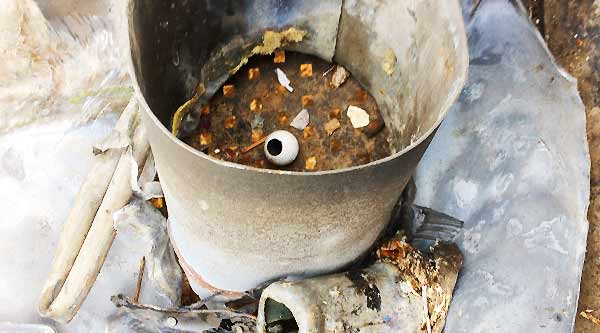 a pile of illustrated scrap metal plates, pipes and bars with no background for a sheffield collection